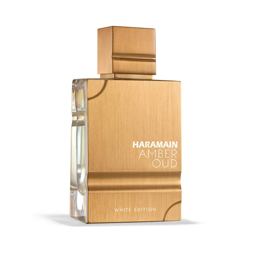 Descubre la esencia única de Amber Oud White Edition Extreme de Al Haramain Eau de Parfum, Dubai, arabe, oriental, un perfume 100% original con envío gratuito a todo Colombia. Sumérgete en una experiencia olfativa, seductora y duradera, con una exquisita fusión de notas tropicales y exóticas.