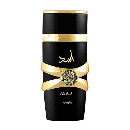 ¡Explora la esencia única de Asad de Lattafa Perfumes! arabe, oriental. Este perfume 100% original, con envío gratis a toda Colombia, es una fragancia Ámbar para Hombres que te transportará a un mundo de sofisticación y encanto. Lanzado en 2021, Asad cautiva desde el primer rociado.