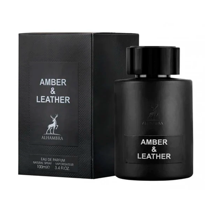 Maison Alhambra Amber & Leather 100 ML EDP Perfume Árabe (Alternativa Tom Ford Ombre Leather)