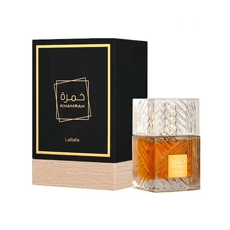 ¡Explora la esencia única de Khamrah de Lattafa Perfumes Dubai! Arabe, oriental. Este perfume 100% original, con envío gratis a toda Colombia, es una fragancia Aromática Especiada para Hombres y Mujeres que llega para deleitar tus sentidos en 2022.